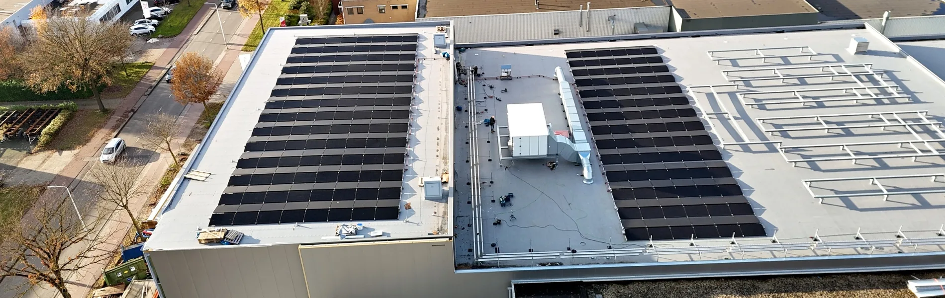 zakelijke zonnepanelen in Hoogeveen